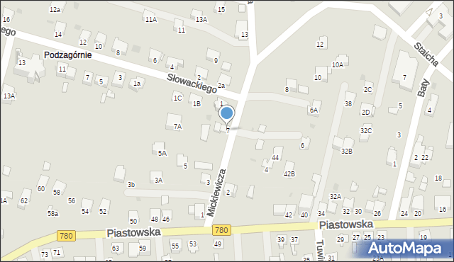 Chełmek, Mickiewicza Adama, 7, mapa Chełmek