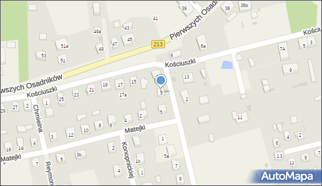 Choczewo, Mickiewicza Adama, 3, mapa Choczewo