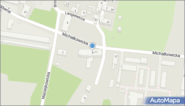 Chorzów, Michałkowicka, 4, mapa Chorzów