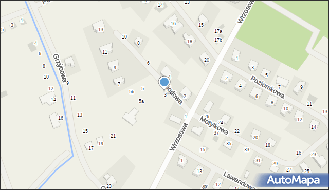 Chrząstawa Mała, Miodowa, 3, mapa Chrząstawa Mała