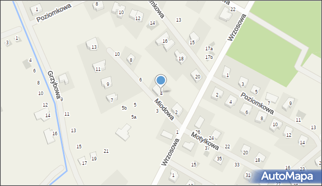 Chrząstawa Mała, Miodowa, 4, mapa Chrząstawa Mała