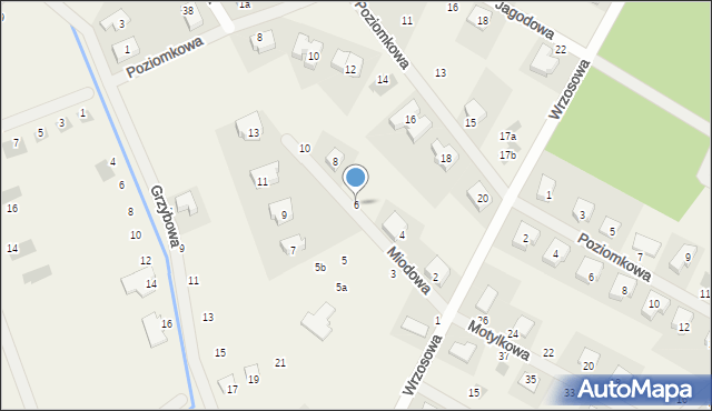 Chrząstawa Mała, Miodowa, 6, mapa Chrząstawa Mała