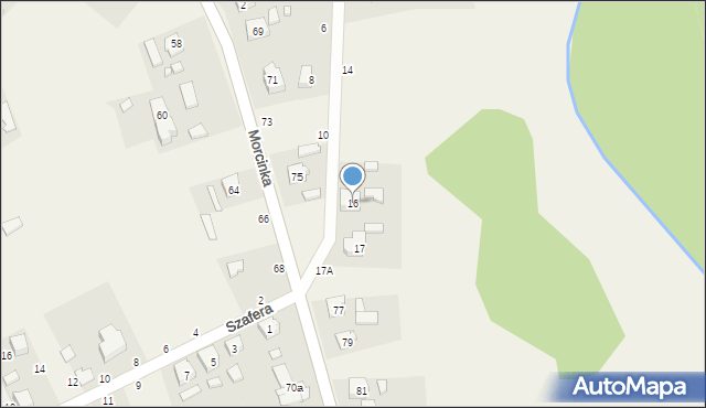 Chwostek, Miarki Karola, 16, mapa Chwostek