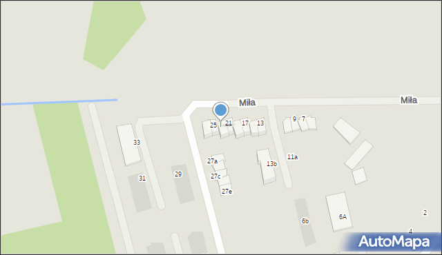 Ciechanów, Miła, 23, mapa Ciechanów