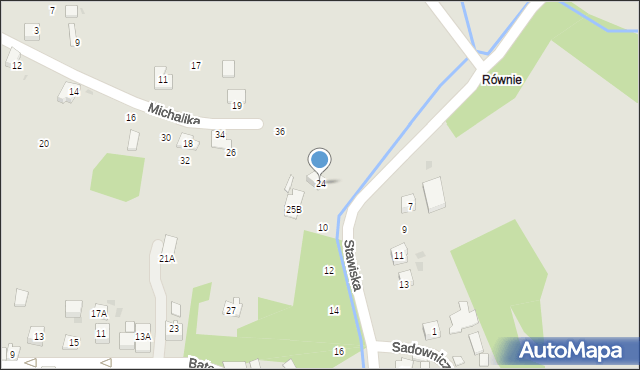 Ciężkowice, Michalika Jacka, ks., 24, mapa Ciężkowice