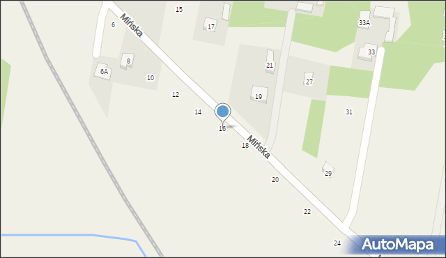 Cyganka, Mińska, 16, mapa Cyganka