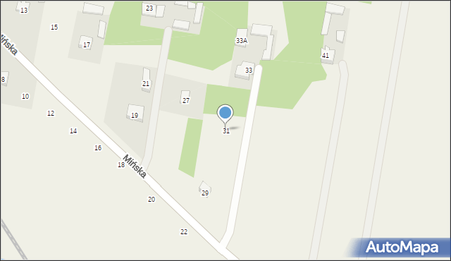 Cyganka, Mińska, 31, mapa Cyganka