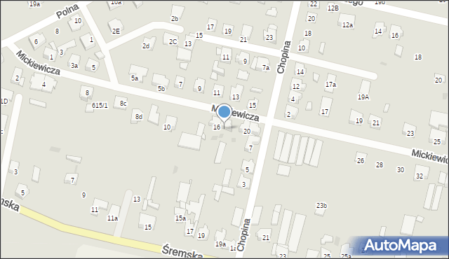 Czempiń, Mickiewicza Adama, 18, mapa Czempiń
