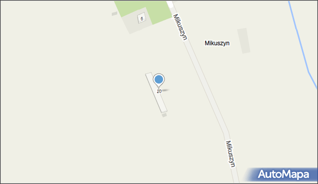 Czerlejno, Mikuszyn, 10, mapa Czerlejno