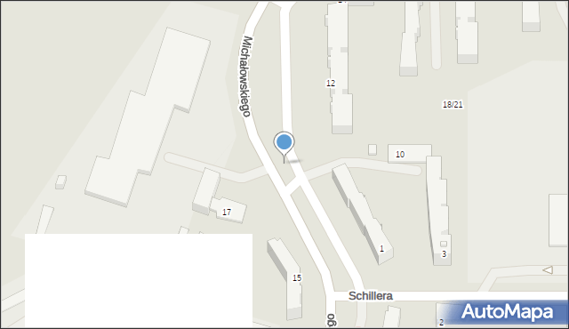 Częstochowa, Michałowskiego Kazimierza, prof., 12aa, mapa Częstochowy