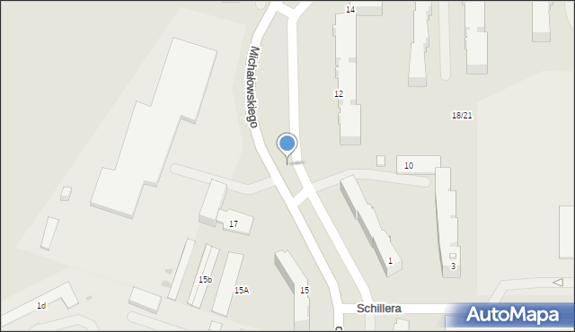 Częstochowa, Michałowskiego Kazimierza, prof., 12ad, mapa Częstochowy