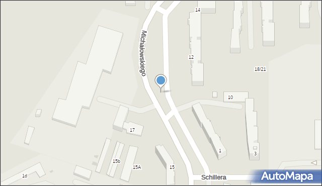 Częstochowa, Michałowskiego Kazimierza, prof., 12af, mapa Częstochowy