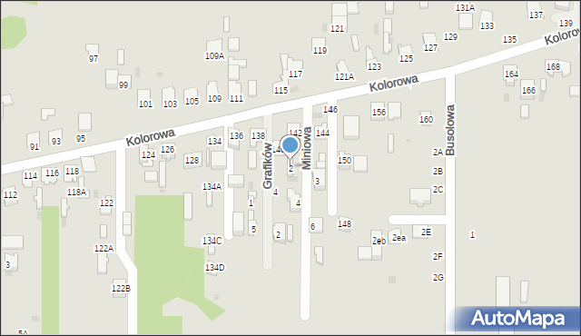 Częstochowa, Miniowa, 2, mapa Częstochowy