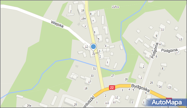 Człopa, Mickiewicza Adama, 21, mapa Człopa