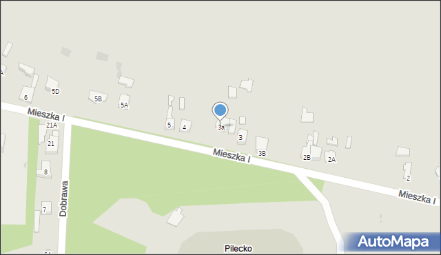 Dąbrowa Górnicza, Mieszka I, 3a, mapa Dąbrowa Górnicza