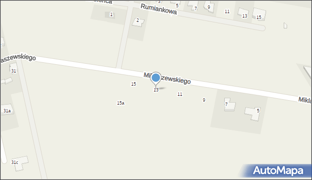 Dawidy Bankowe, Miklaszewskiego, 13, mapa Dawidy Bankowe