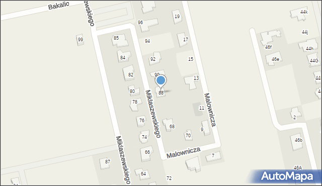 Dawidy Bankowe, Miklaszewskiego, 88, mapa Dawidy Bankowe