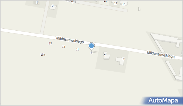 Dawidy Bankowe, Miklaszewskiego, 9, mapa Dawidy Bankowe