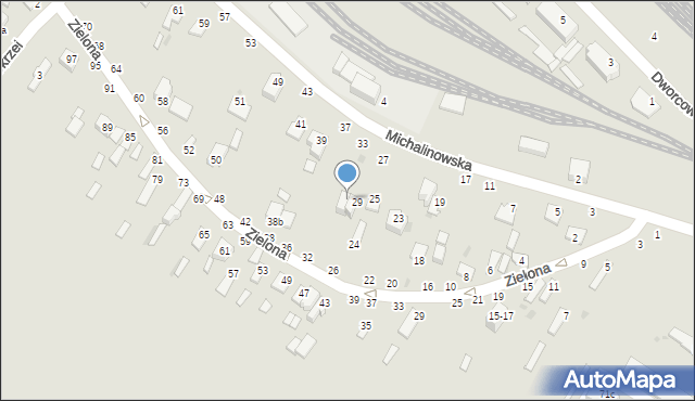 Dęblin, Michalinowska, 31, mapa Dęblin