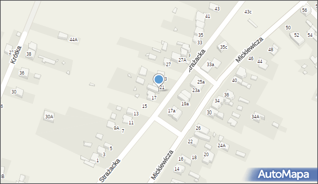 Dobieszowice, Mickiewicza Adama, 19, mapa Dobieszowice