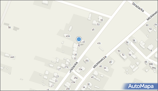 Dobieszowice, Mickiewicza Adama, 41, mapa Dobieszowice