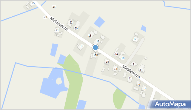 Dobrzeń Wielki, Mickiewicza Adama, 15b, mapa Dobrzeń Wielki