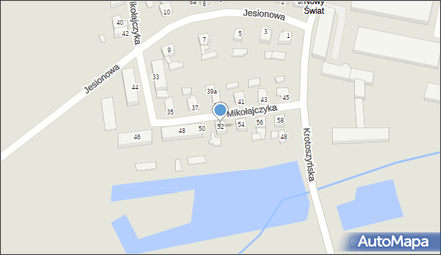 Dobrzyca, Mikołajczyka Stanisława, 52, mapa Dobrzyca