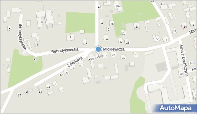 Drohiczyn, Mickiewicza Adama, 29, mapa Drohiczyn