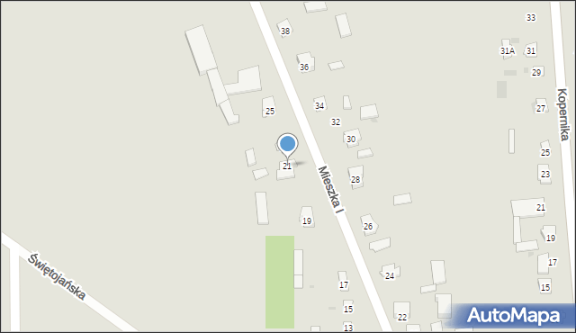 Drohiczyn, Mieszka I, 21, mapa Drohiczyn