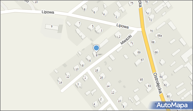 Dylewo, Mieszki, ks., 4, mapa Dylewo