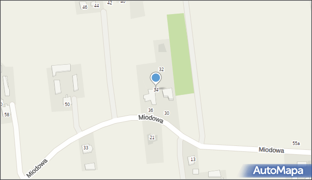 Dys, Miodowa, 34, mapa Dys