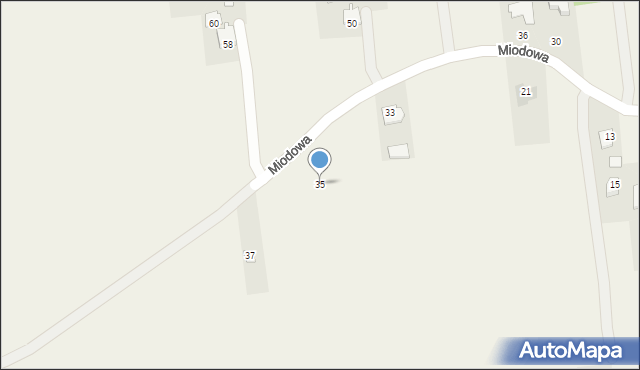 Dys, Miodowa, 35, mapa Dys