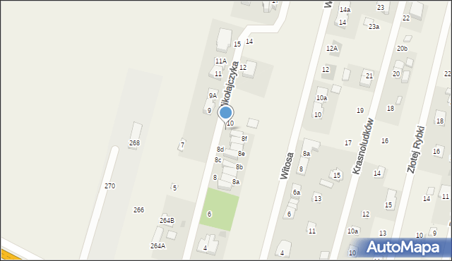 Dziekanów Polski, Mikołajczyka Stanisława, 8g, mapa Dziekanów Polski