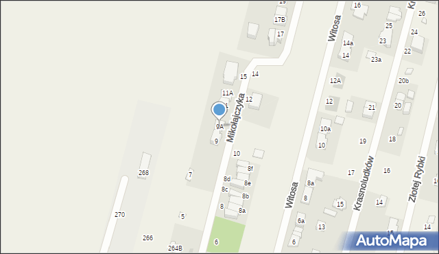 Dziekanów Polski, Mikołajczyka Stanisława, 9A, mapa Dziekanów Polski