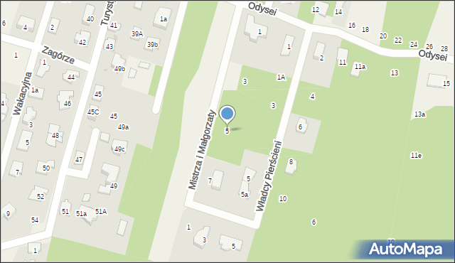 Dziekanów Polski, Mistrza i Małgorzaty, 5, mapa Dziekanów Polski