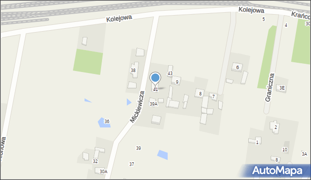 Gałków Mały, Mickiewicza Adama, 41, mapa Gałków Mały