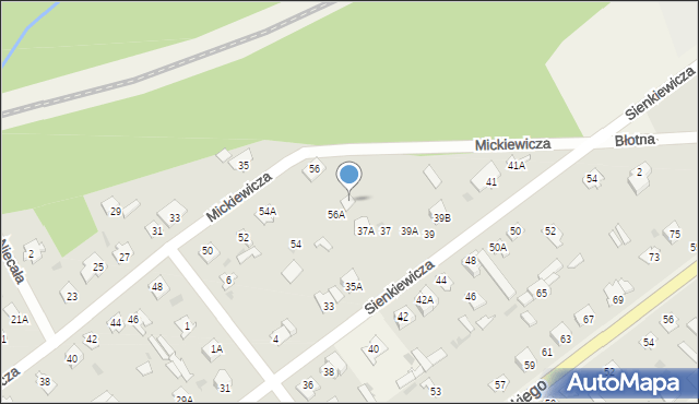 Garbatka-Letnisko, Mickiewicza Adama, 56B, mapa Garbatka-Letnisko