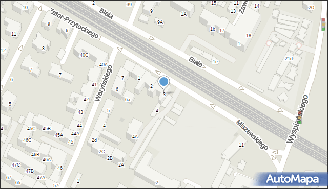 Gdańsk, Miszewskiego Leona, ks., 3, mapa Gdańska