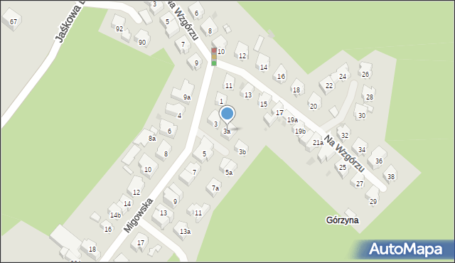 Gdańsk, Migowska, 3a, mapa Gdańska