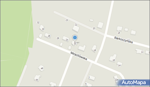 Gdańsk, Mirachowska, 22, mapa Gdańska