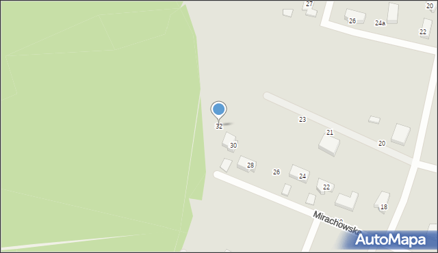 Gdańsk, Mirachowska, 32, mapa Gdańska