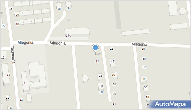 Gdynia, Miegonia Władysława, bł. ks. kmdr. ppor, 22, mapa Gdyni