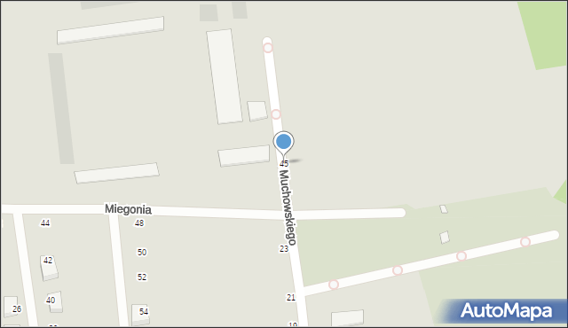 Gdynia, Miegonia Władysława, bł. ks. kmdr. ppor, 45, mapa Gdyni