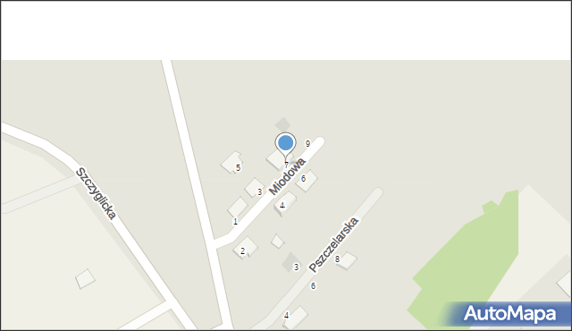 Głogów, Miodowa, 7, mapa Głogów
