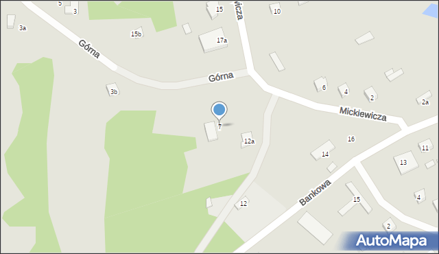 Głowaczów, Mickiewicza Adama, 7, mapa Głowaczów