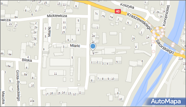 Głuchołazy, Miarki Karola, 4, mapa Głuchołazy