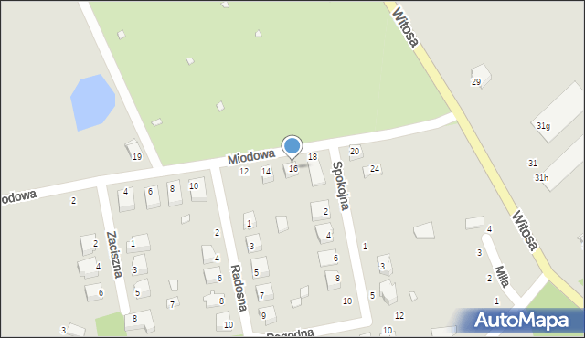 Golczewo, Miodowa, 16, mapa Golczewo