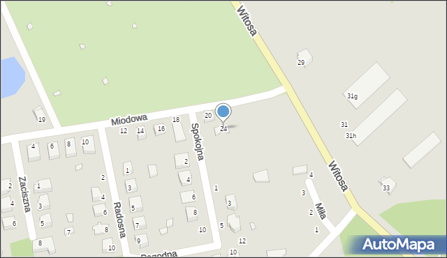 Golczewo, Miodowa, 24, mapa Golczewo