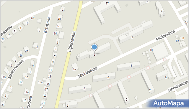 Golub-Dobrzyń, Mickiewicza Adama, 1, mapa Golub-Dobrzyń