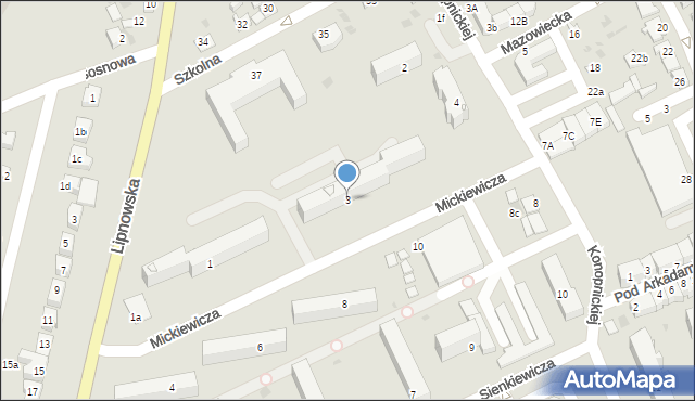 Golub-Dobrzyń, Mickiewicza Adama, 3, mapa Golub-Dobrzyń